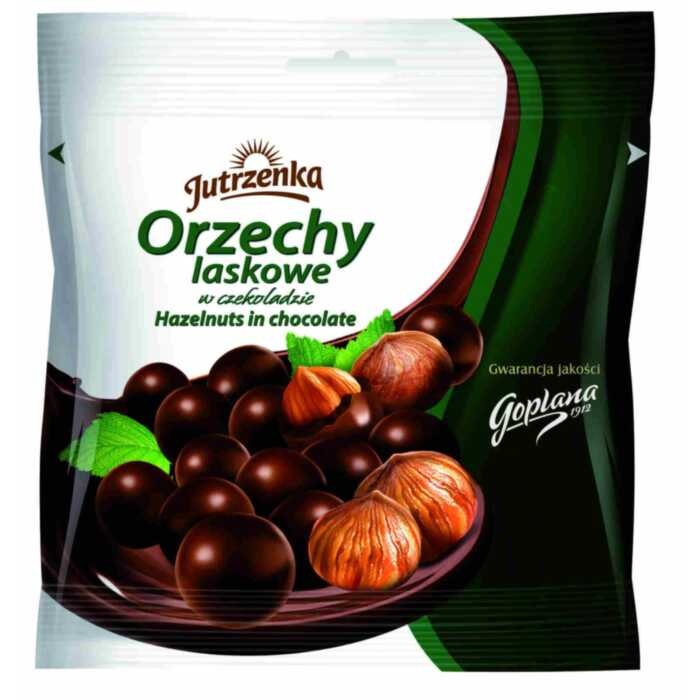 Orzechy laskowe w czeko deserowej 80g/20